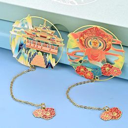 City Bookmarks Henan Scenic Area Hollow Metal Chinese Style Cultural And Creative Teachers Festival