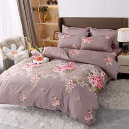 Bedding Sets Luxury Flower Duvet Cover 3PCS Classical Floral Reversible Set Polyester Vintage Farmhouse Paisley Comforter King