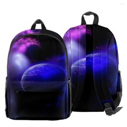 Backpack Fashion Youthful Planet Starry Sky Student School Bags Notebook Backpacks 3D Printed Oxford Waterproof Boys/Girls Travel