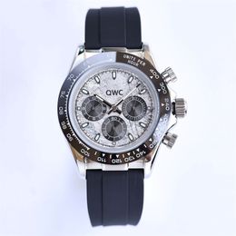 Watch 41mm Automatic Mens Watch With Box Stainless Steel Multi dial Waterproof Luminous Classic Generous Rubber Strap Adjustable Watche 190A