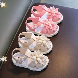 First Walkers Fashion Girl Casual Beach Shoe Children's Summer Shoes Cute PVC Non Slip Sandals For Girls Footwear Infant Kids