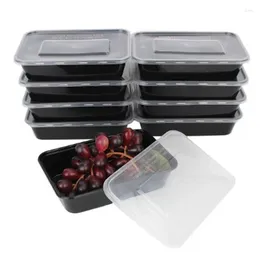 Take Out Containers 10 Pcs Microwavable Food Meal Storage Reusable Lunch Boxes Bento Box