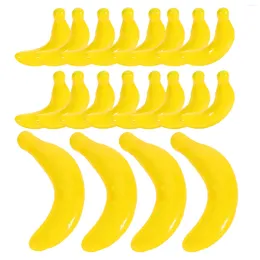 Party Decoration 20pcs Fake Banana Pography Prop Artificial Lifelike Fruitation Bananas Mold