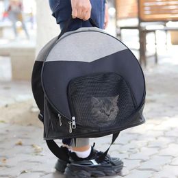 Cat Carriers Pet Carrier Bag Cats Puppy Travel Shoulder Handbag For Small Dogs Transport Accessories Companion Animals Conveyor Supplies