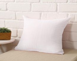 1 pcs 45 45CM Home Sofa Throw Pillowcase Pure Colour Polyester White Pillow Cover Cushion Cover Pillow Case Blank christmas Decor2920892