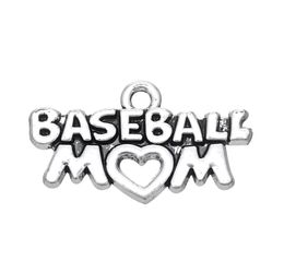 New Fashion Easy to diy 20Pcs Festival Gift Baseball Mom Charms Jewellery For Women Jewellery making fit for necklace or3742085