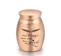 Small Keepsake Urns for Human Ashes Mini Cremation Urn Ashes Keepsake Memorial Ashes Holder Your Wings were Ready 25x16mm3961131