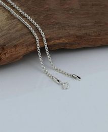 925 sterling silver chain fashion necklace pendant women or men Brand 2mm necklace vintage jewelry9664991