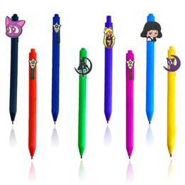 Painting Supplies Beautif Girl Warrior Cartoon Ballpoint Pens Cute Nurses Healare Workers For Nursing Appreciation Gifts Funny Mti Col Otah5