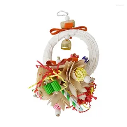 Other Bird Supplies Paper Toys For Birds Colourful Shredded Durable Interactive Foraging Cage Accessories Small