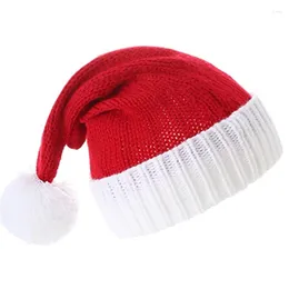 Party Favor 1 PC Christmas Knitted Hat Soft For Women Kids And Men Slouchy Hats Santa Knit Crochet Cap Holiday Gifts