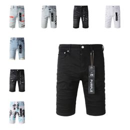 Purple Jeans shorts mens short designer jeans straight holes casual summer Night club blue Ksubi Jeans Womens Shorts pants hole style luxury Patch Same style jean 40