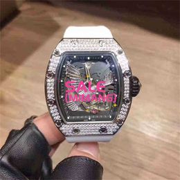 Original 1to1 ZF Factory Rm Milles Original 1to1 Top Quality Wristwatch Mechanical Watch Multifunction Superclone Business Leisure Rm2302 Automatic Full Drill Ta