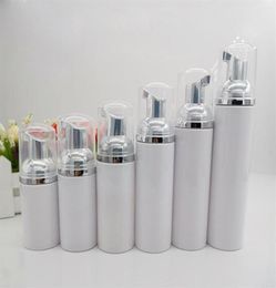 10pcs Plastic Foam Bottle with Silver Colour Pump Empty Travel Foaming Dispensers for Soap Shampoo 30 50 70 80 100ml302v4516897
