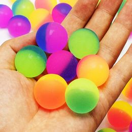 Party Favour 10Pcs 25mm Outdoor Bounce Ball Game Kids Toys Birthday Gift Giveaway Pinata Filler Halloween Christmas Carnival