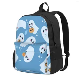 Backpack Sweet Ghosts School Storage Bag Student's Cute Little Lobomaravilha Childrens Kawaii Halloween Candy Sweets