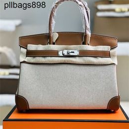 Women Handbag Brknns Swift Leather Handswen 7A Master Pure Handmade Bag Swift Leather Gold Brown Bag