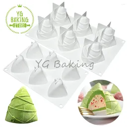 Baking Moulds Dorica 3D Dragon Boat Festival Zongzi Pudding Silicone Mousse Mould DIY Dessert Chocolate Mold Cake Decorating Tools Bakeware