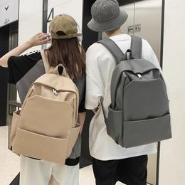 Backpack Large Capacity Leather Women Men Travel Backpacks High Quality BookBags Mochilas School For College Students