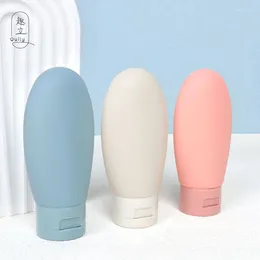 Storage Bottles 3pcs Travel Bottle Set 60ml Soft Plastic Shampoo Shower Gel Refillable Container Size Squeeze Tube