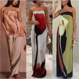 New Vintage Design Bohemian Fashion Dresses Sexy Slim Fit Cut Out New Arrival Summer Dresses For Women Clothes FZ2405111