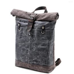 Backpack American Retro Outdoor Mountaineering Travel Student Multifunctional Laptop Bag Waterproof Large Capacity