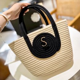 Summer Luxury 10a Raffias crochet Designer beach bag Fashion Womens the tote bag travel Straw Basket Shoulder bag Mens Clutch weave shopper with Purse CrossBody bags