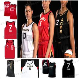 2024 Las Women Basketball Vegas Aces Jersey Kate Martin Elizabeth Kitley Angel Jackson A'ja Wilson Kelsey Plum Jackie Young Che Lsea Gray Candace Parker