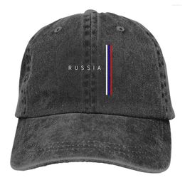 Berets Flag Baseball Cap For Men And Women Hats Visor Protection Snapback Russia Caps
