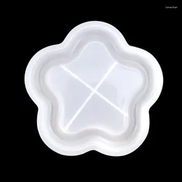 Baking Moulds Five-Pointed Star Crystal Glue Silicone Mould DIY Resin Decorations Plate Mat Tools 1165