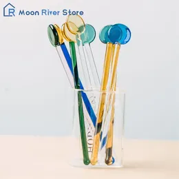 Coffee Scoops Dessert Spoon Heat-resistant Long-handle Household Round And Smooth Kitchen Gadgets Milk Powder Dispenser Explosion-proof