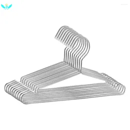 Hangers 10pcs Clothes Hanger Space Saving Metal Non-Slip Dress Hook Drying Rack For Coat Shirts Laundry Sweaters