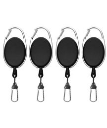 Retractable Key Chain Reel Badge Holder Fly Fishing Zinger Retractor with Quick Release Spring Clip Fishing Accessories1636852