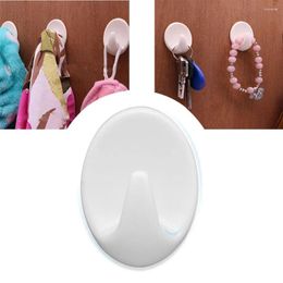 Hooks 5pcs Bathroom Home Kitchen Organiser Holder Self-adhesive Clothes Hanger Clasps Wall Hook