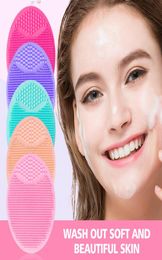 Silicone Face Cleansing Brush Handheld Face Scrubber Mini Massage Waterproof Facial Clean Tool Deep Pore Cleanser Brushes 0525729132