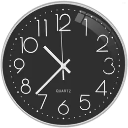 Wall Clocks Clock 12" Silent Quartz Decorative Latest Non-Ticking Classic Battery Operated Round Easy To Read For Room