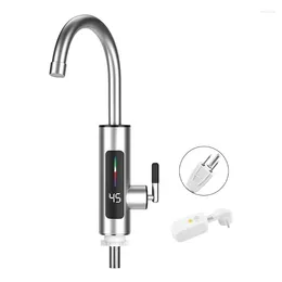 Bathroom Sink Faucets Efficient Electric Heating Tap With Clear Temperature Display Internal Water Pipe Convenient Fault