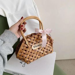 Shoulder Bags Women 2024 Brand Straw Handbag Bag Lady Summer Beach Small Messenger Wallet Evening Clutches