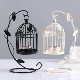 Candle Holders Candlestick Lantern Candlelight Wedding Decoration Holder Bird Cage Stand Candelabra Home Decor