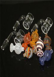 100 Real Quartz Banger with carb cap Sundries 9045 Degrees oil rig dab rigs Domeless club nail 14mm male female Bangers heady bo5945260