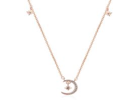 Pendant Necklaces Star And Moon Necklace For Women Fashion Accessories Chain Neckalce Woman Initial4352427