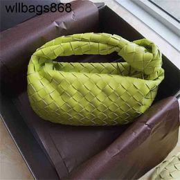 Venetabottegs Quality Tote Bag Top Jodie Designer Knot Mini Weaving Cloud High Grade Womens Portable Leather Bags