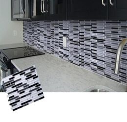 Mosaic Self Adhesive Tile Backsplash Wall Sticker Bathroom Kitchen Home Decor DIY W49700847