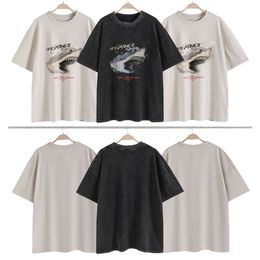 undefined designers mens t shirt RE brand Shark Hip-hop goth tops Fashion croptops Luxury Men Casual t-shirts Man Clothes Street Designer Girl Clothes Couple Tshirts
