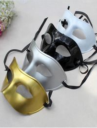 Men039s Masquerade Mask Fancy Dress Venetian Masks Masquerade Masks Plastic Half Face Mask Optional Multicolor Black White 7795502