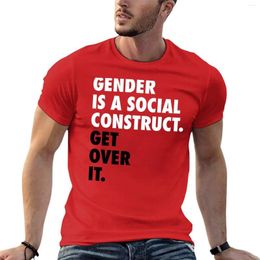 Men's Tank Tops Gender Is A Social Construct. Get Over It. (white) T-Shirt Cute Graphics T Shirt Oversized Men