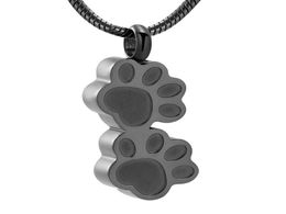 LKJ9955 Funnel Gift Box Cool Men Necklace Hold Loved Pet Dog Cat Ashes Memorial Urn Locket Funeral Casket2736625