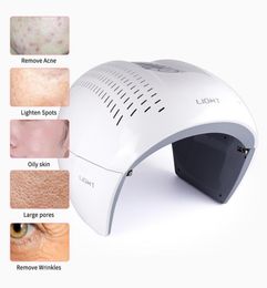 Foldable 4 Colour Led Facial Treatment Pon Therapy Mask Pdt Skin Rejuvenation Face Beauty Machine2457493