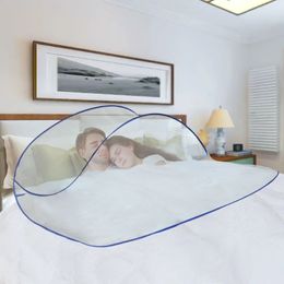 Summer Sleep Mosquito Prevention Art Foldable Double Bed Mosquito Prevention Net for Home Travel 240509