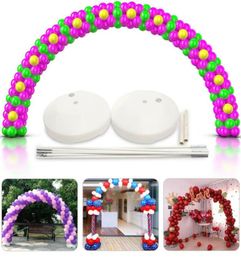 1set Large Balloon Arch Column Stand Frame Base Kit For Wedding Birthday Party Diy Decoration Q1904299421043